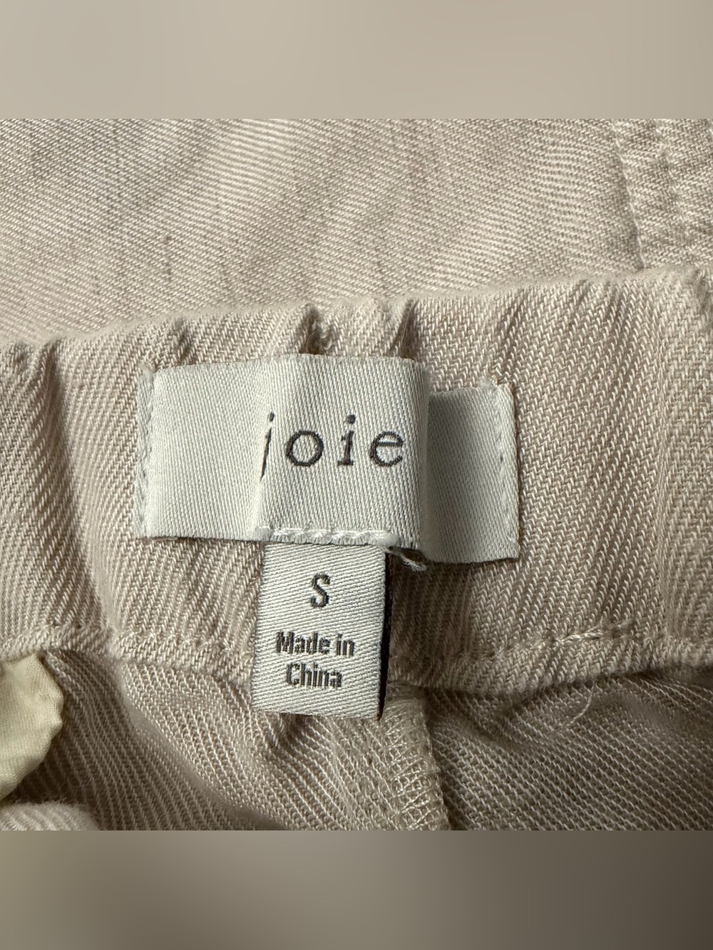 Joie Garin High Waist Patch Pocket Stretch Waist Wide Leg Trouser Pants - Picture 5 of 6